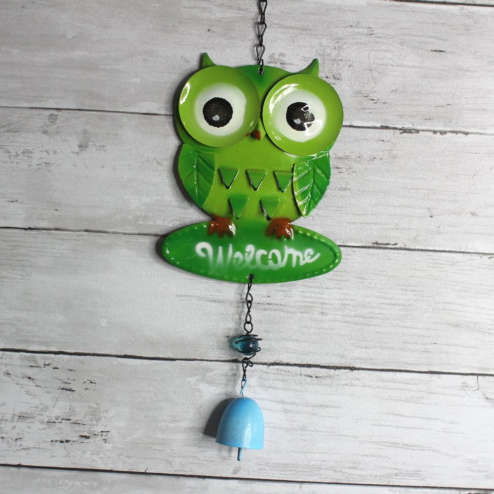 NEW Metal Wind Chime Noise Maker Garden Patio Outdoor Yard Decor Owl